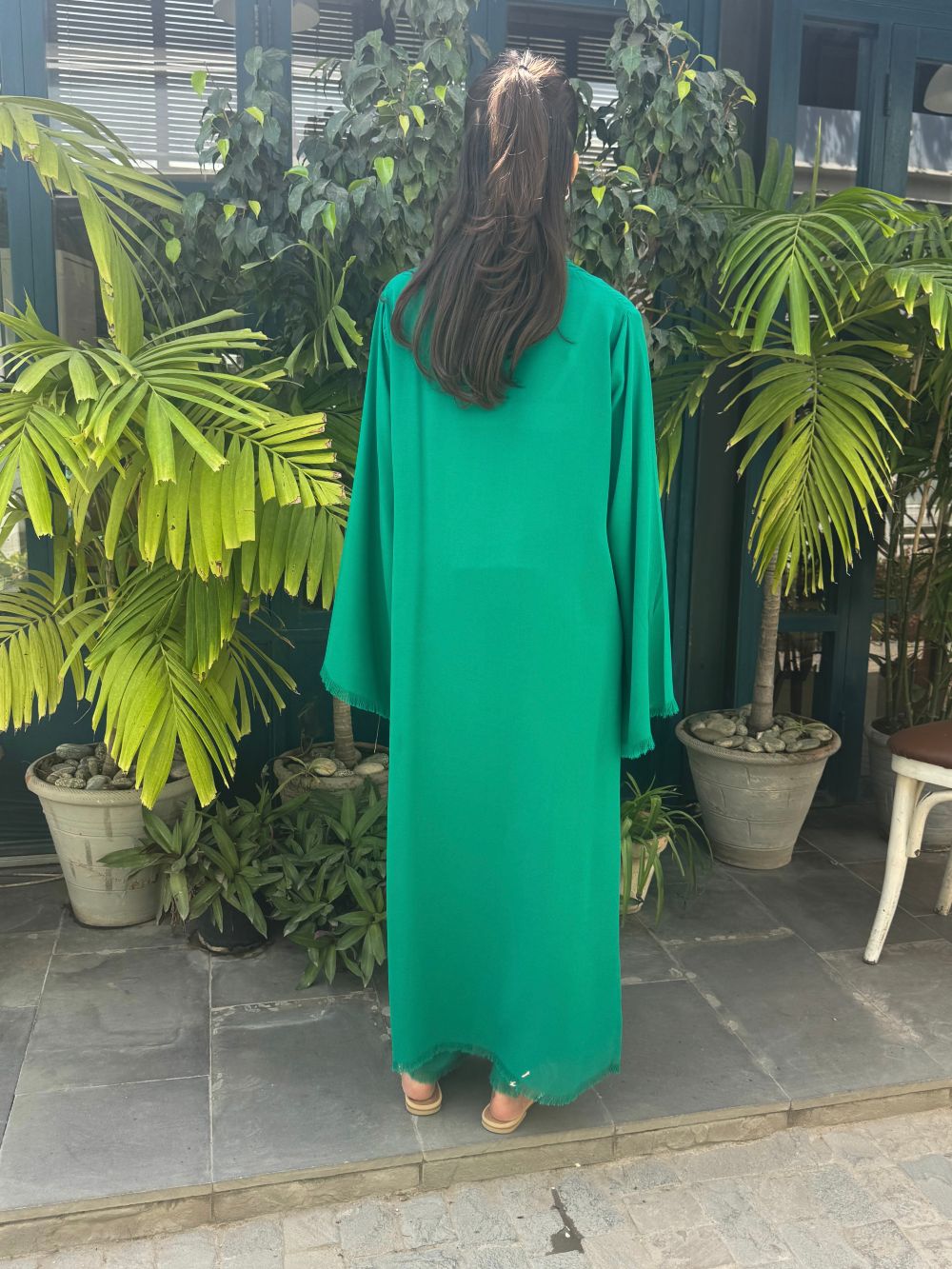Fringe Fusion-Dark SeaFoam Green