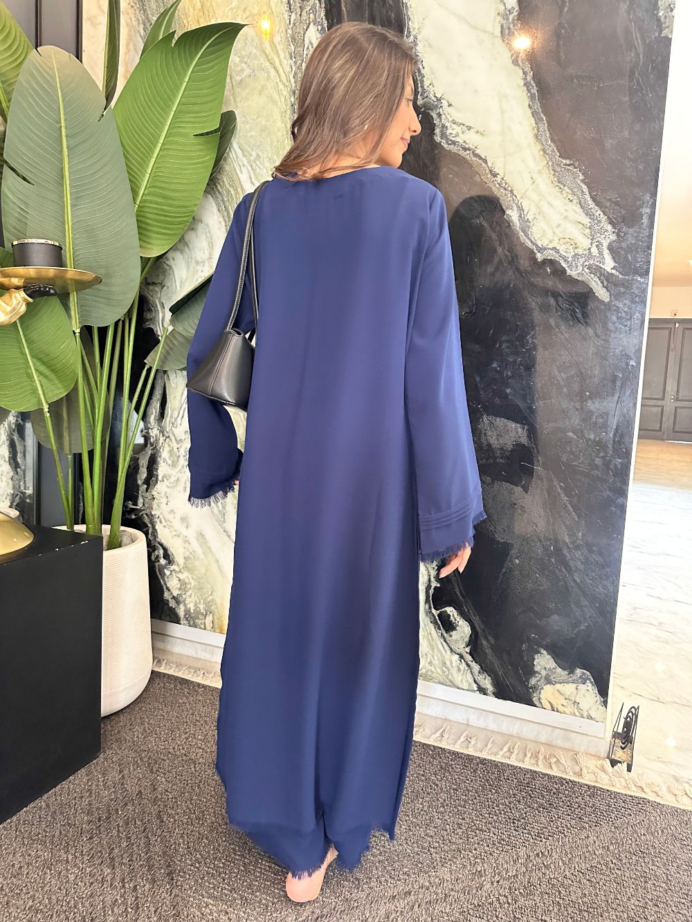 Fringe Fusion-Navy Blue