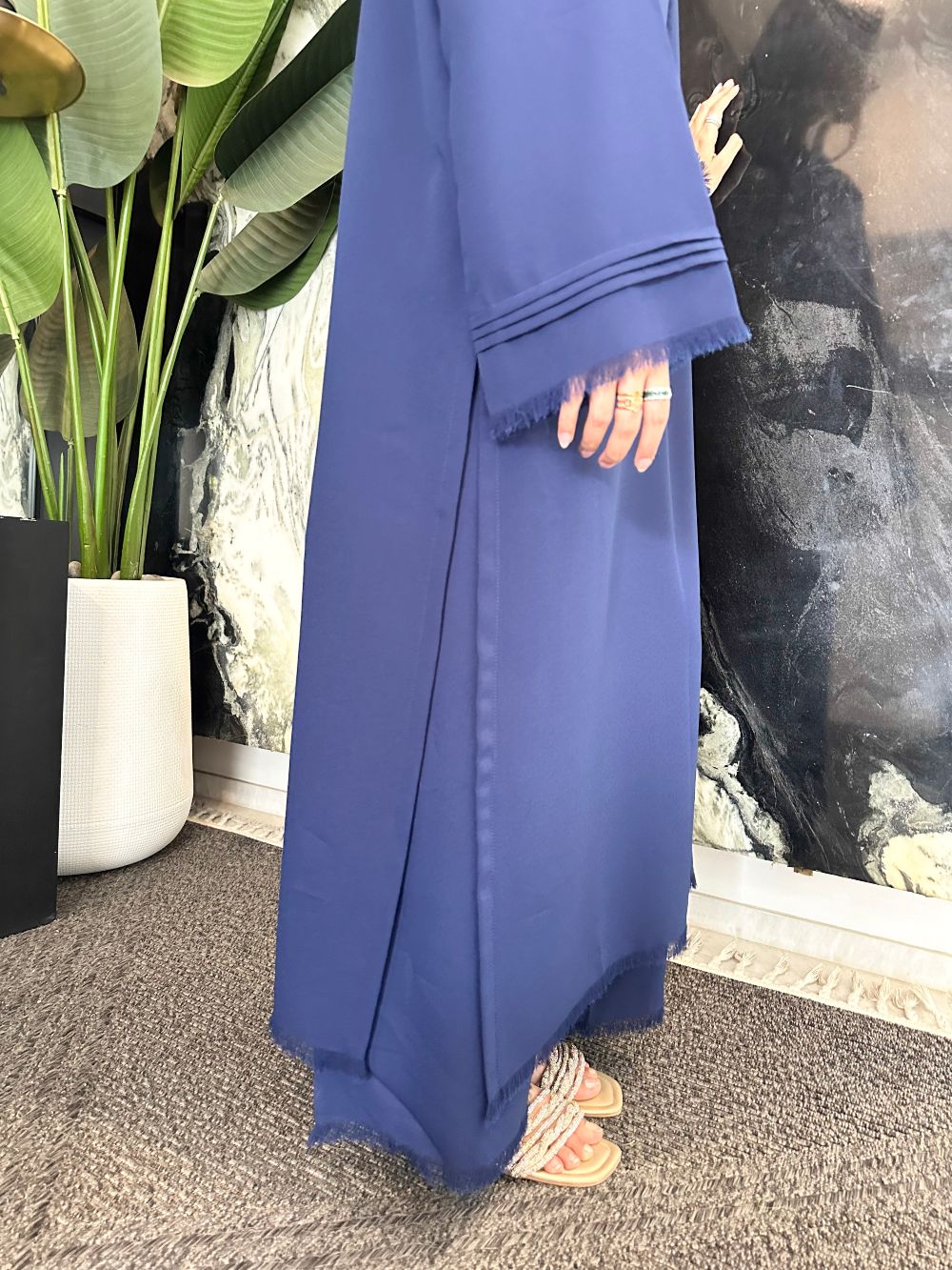 Fringe Fusion-Navy Blue