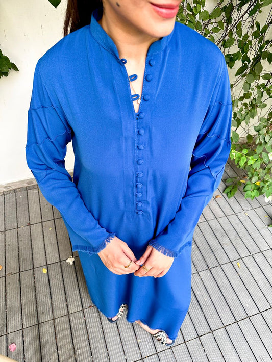 Fringe Fusion-Sapphire Blue
