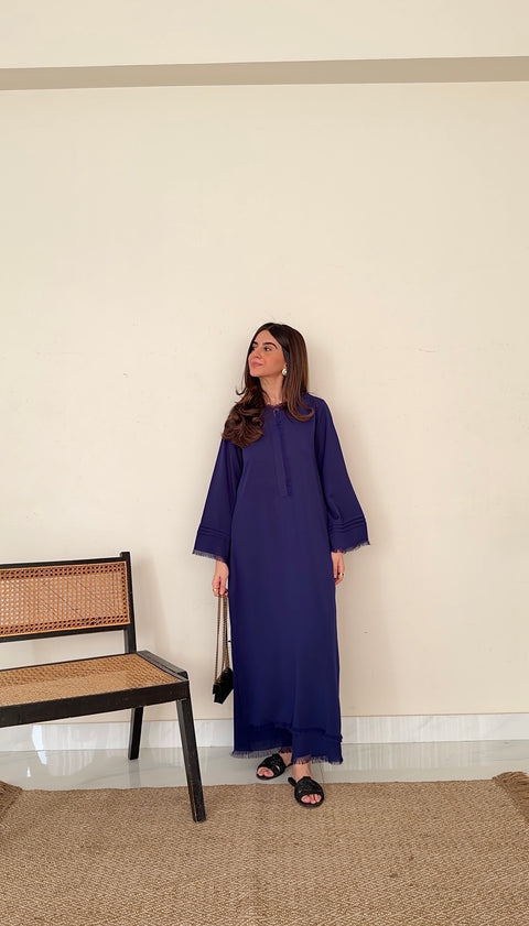 Fringe Fusion-Navy Blue