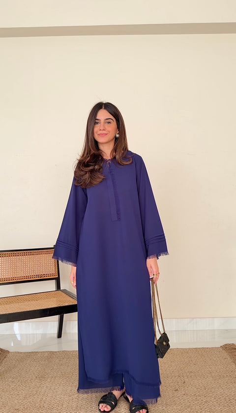 Fringe Fusion-Navy Blue