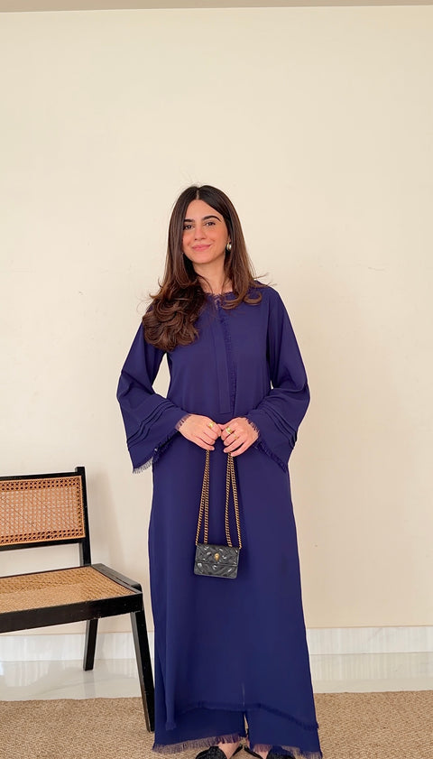 Fringe Fusion-Navy Blue