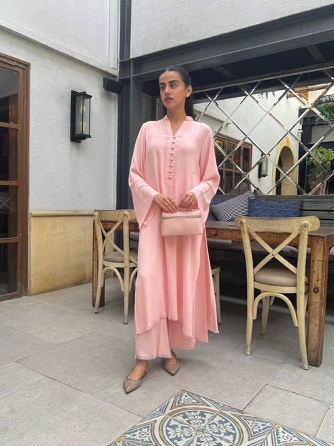 Fringe Fusion-Powder Pink