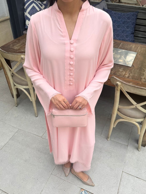 Fringe Fusion-Powder Pink