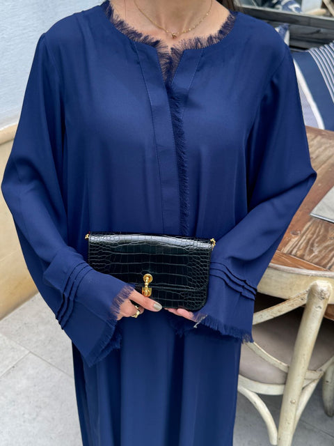 Fringe Fusion-Navy Blue