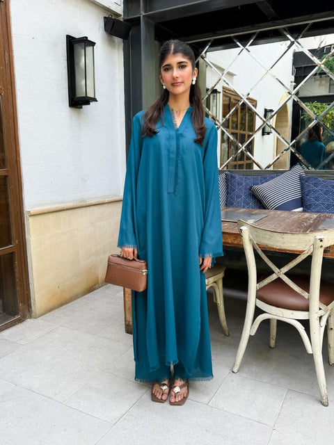 Fringe Fusion-Teal Blue