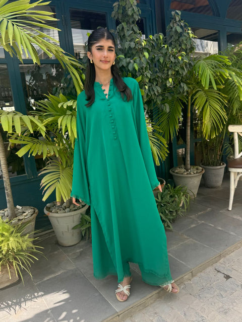 Fringe Fusion-Dark SeaFoam Green