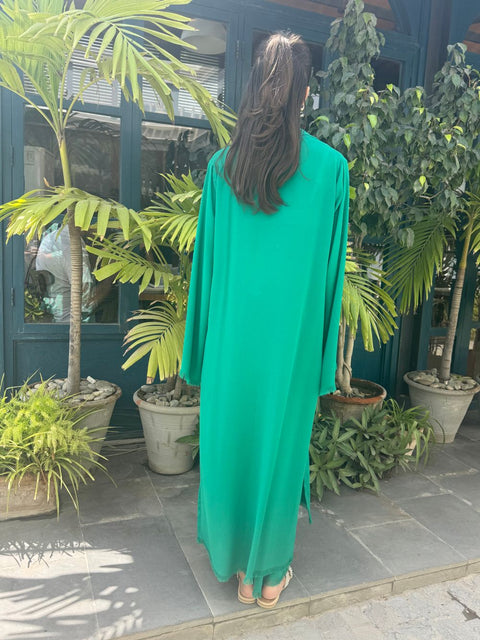 Fringe Fusion-Dark SeaFoam Green