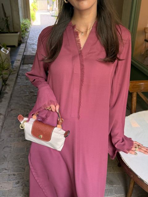 Fringe Fusion-Dusty Rose