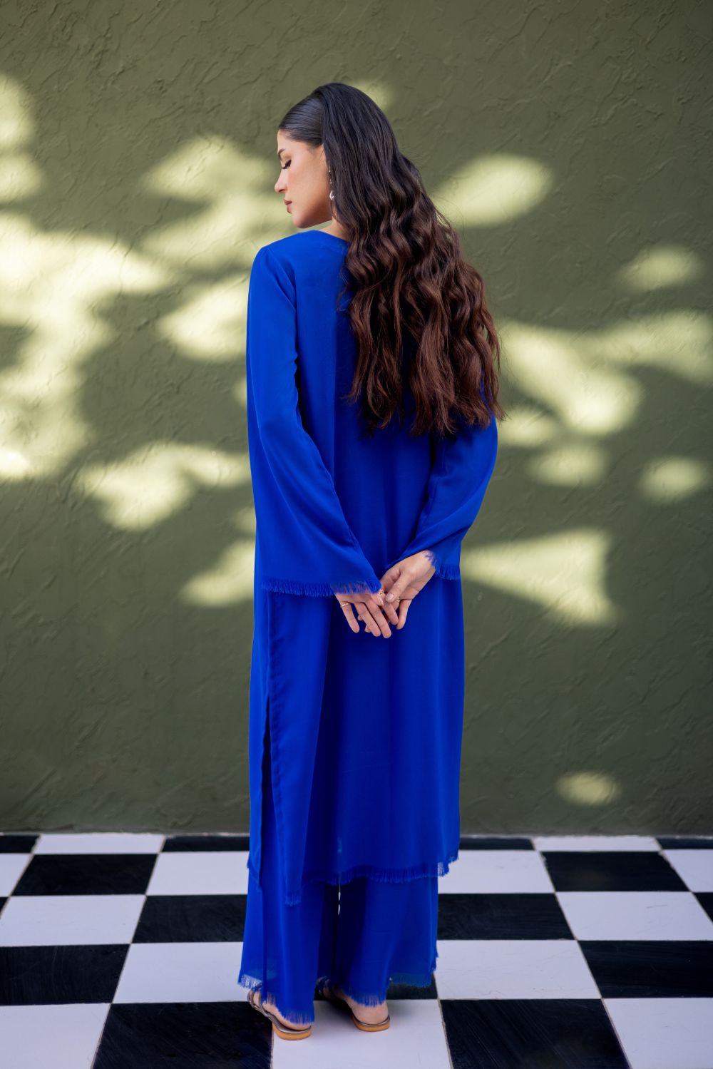 Fringe Fusion - Electric blue